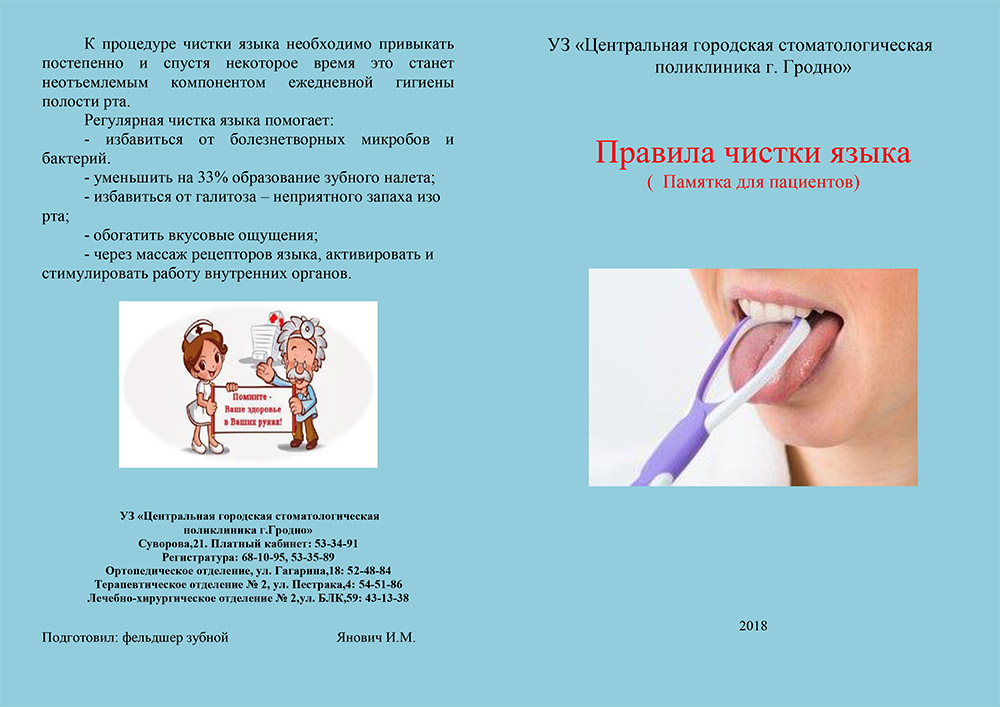 Правила чистки языка1